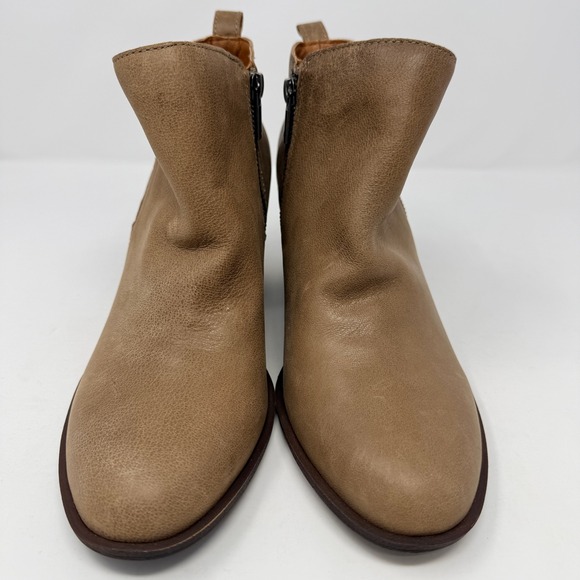 Womens Lucky Brand Boots Basel Camel Size 10M - Picture 2 of 6
